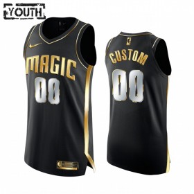 Dres Orlando Magic Prilagođeni 2020-21 Crna Golden Edition Swingman - Dječji